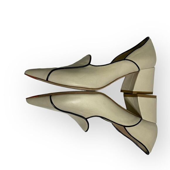 Mavette Fiona Loafer in Ivory Calf Skin 37.5 - Picture 5 of 12